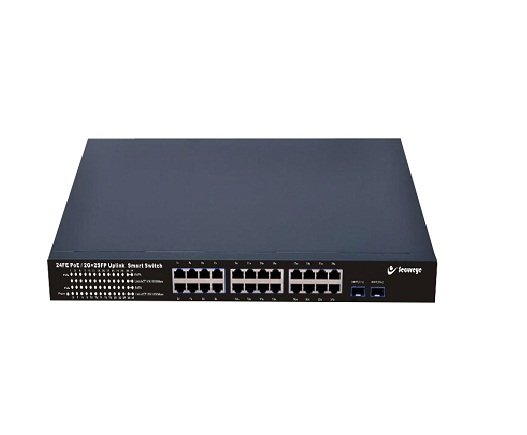 SECUREYE 24 PORT FASTETHERNET POE +2GE UPLINK +2 SFP SWITCH