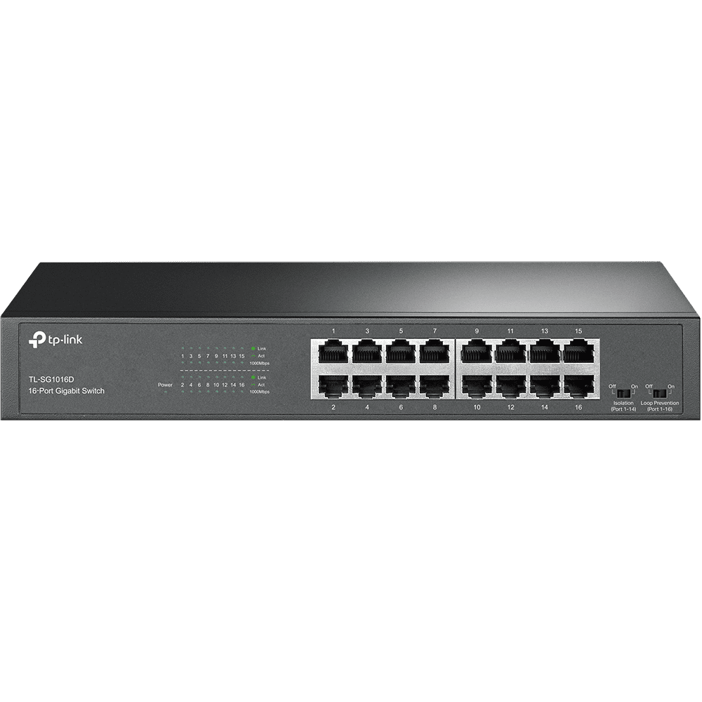 TP-LINK 16-PORT GIGABIT DESKTOP SWITCH