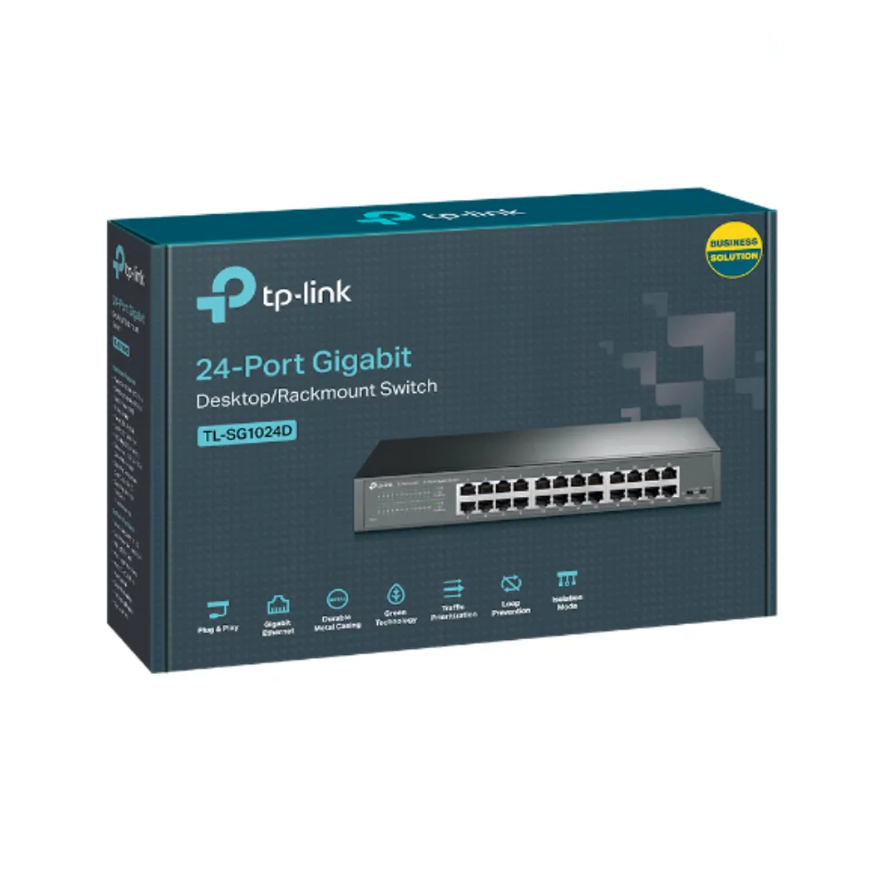 TP-LINK 24-PORT GIGABIT DESKTOP SWITCH